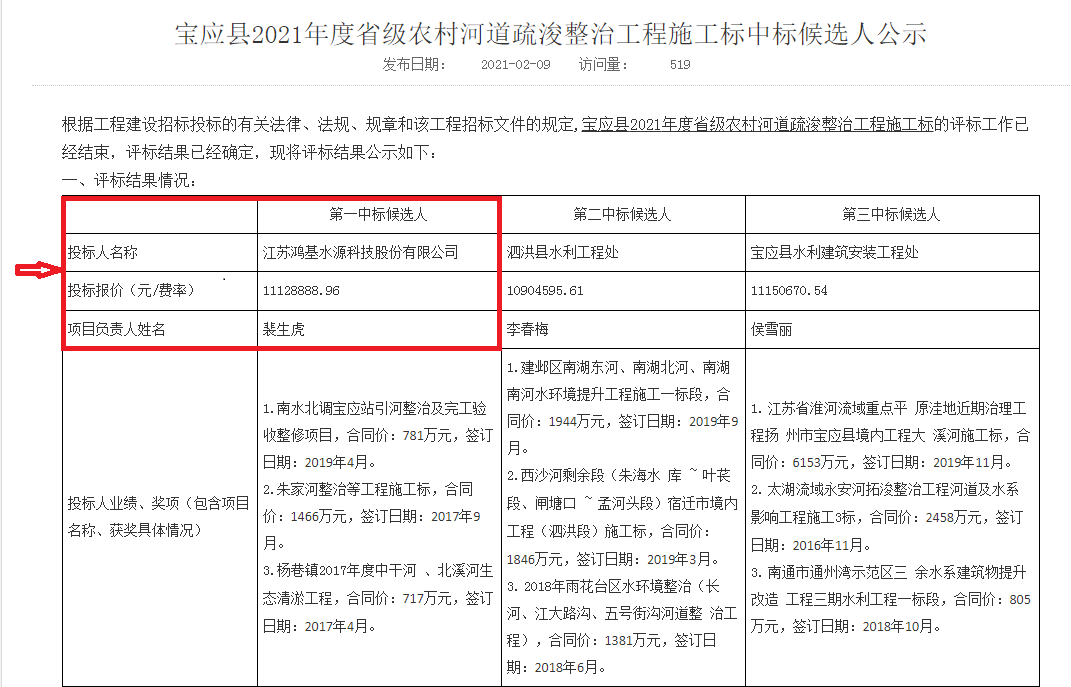 寶應縣2021年度省級農村河道